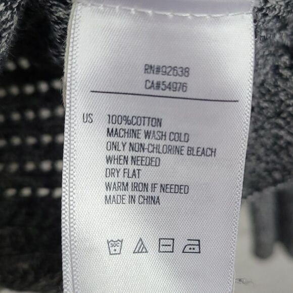 FOSSIL Oversized Cardigan Sweater XS Gray Button-Down Cozy Minimalist Preppy Top - Picture 7 of 9